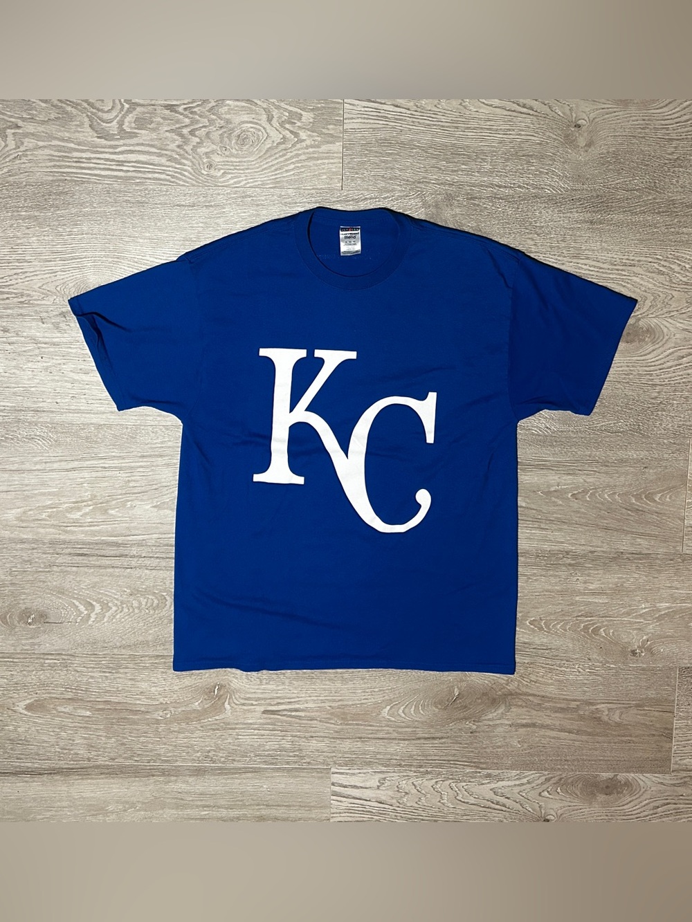 Kansas City Royals Large Logo Blue Graphic T-Shirt